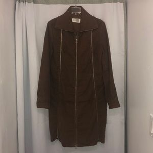 Maison Margiela MM6 3 zipper Long coat